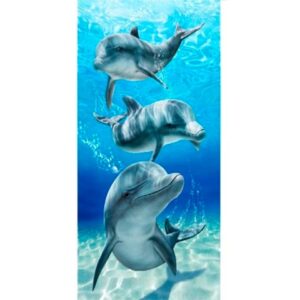 Dohler Dolphin print Beach Towel