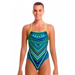 Funkita Ladies Strapped In Swimsuit – Ice Queen