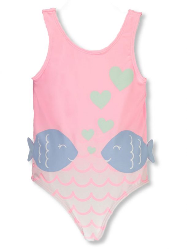 Carter's Girls Fish Hearts Swimsuit