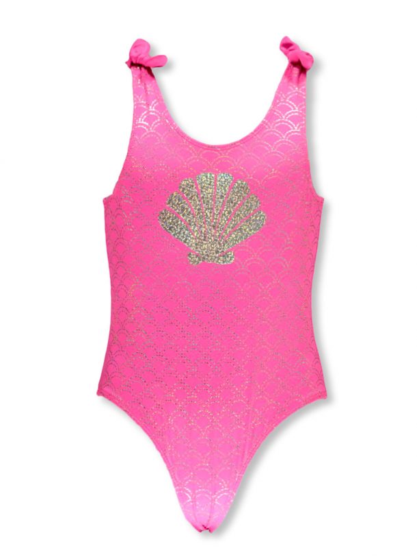 Pink Platinum Little Girls' Swimsuit