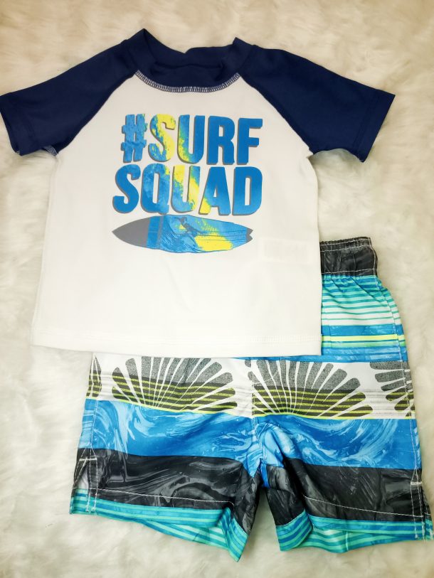 The Children's Place Boys Rashguard Set