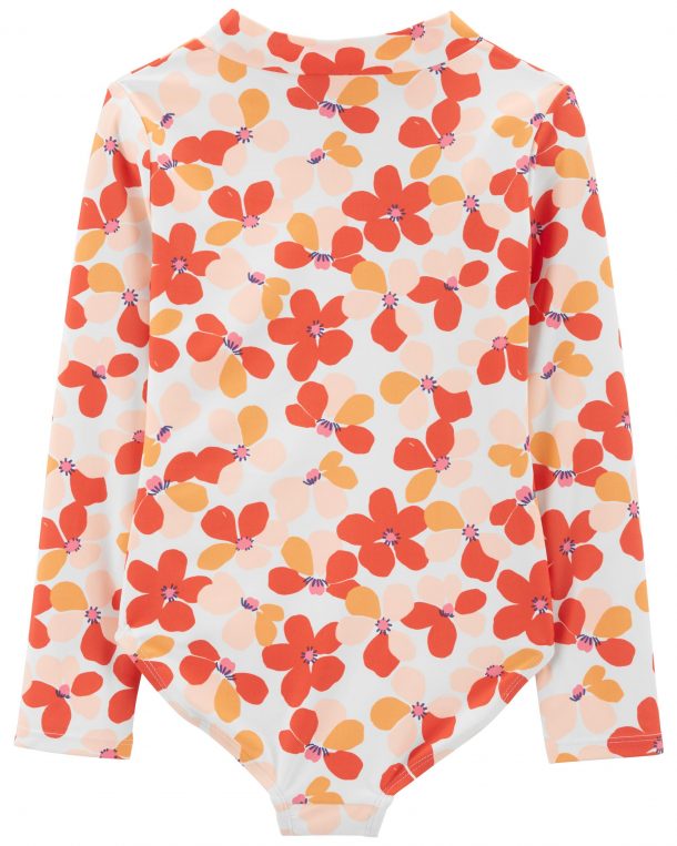 Carter's Girls' Floral 1-pc Rashguard - Image 2