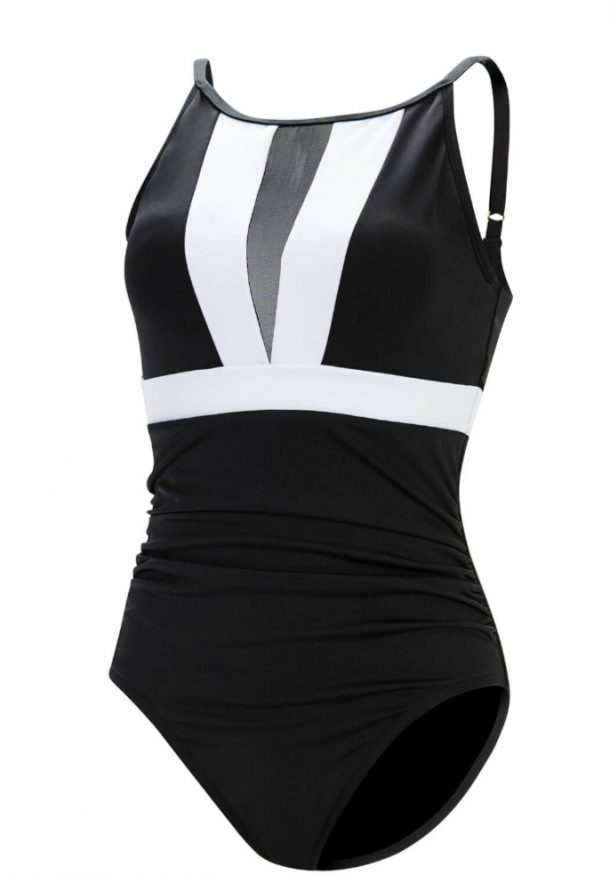 Dolfin Ladies Boat Neck Moderate Swimsuit - Image 3