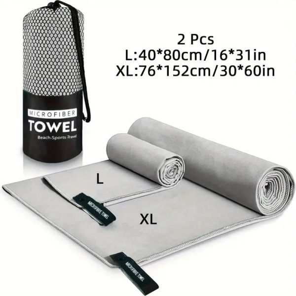 Microfibre Towel Set (2pc)